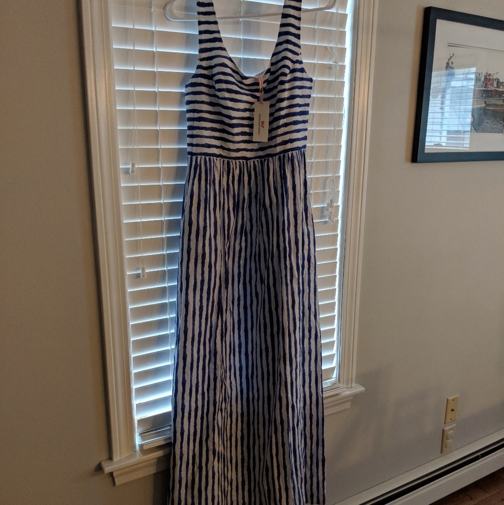 Vineyard Vines Painted Stripe Maxi Dress
